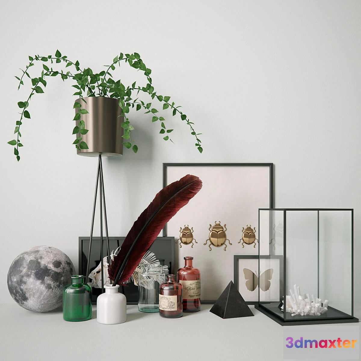 1598618 - decoration - Modern Alchemist Set 3D Max