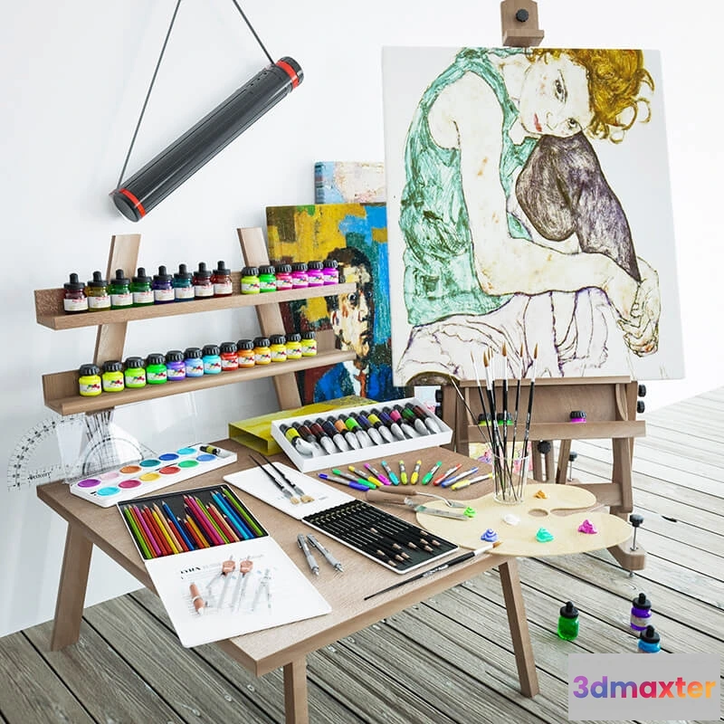 1598652 - decoration - Art Supplies 3D Max