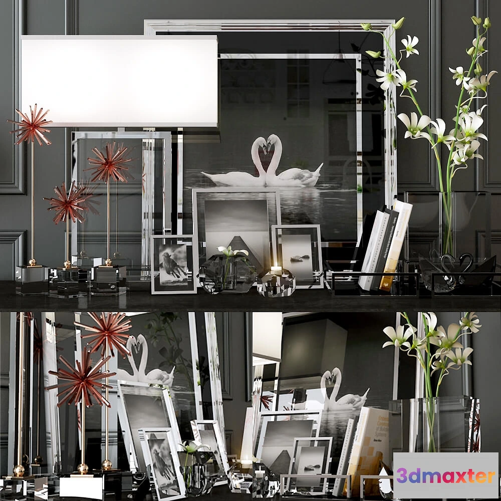 1598658 - decoration - Crystal decor set 3D Max