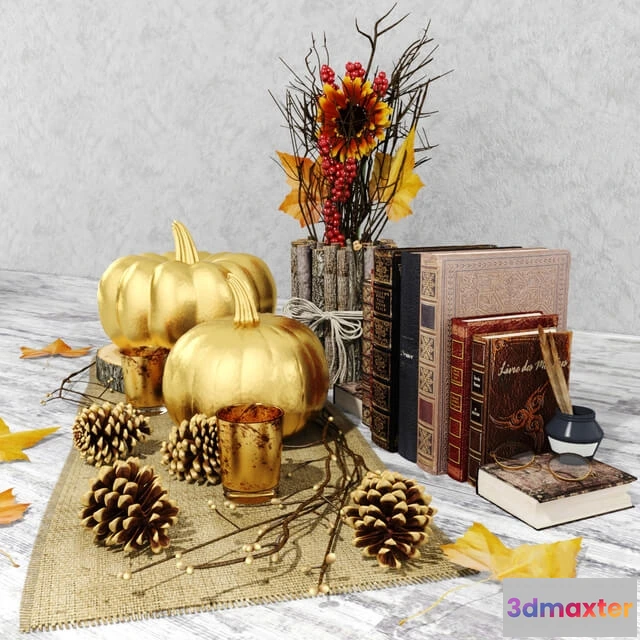 1598672 - decoration - Autumn decor set 3D Max