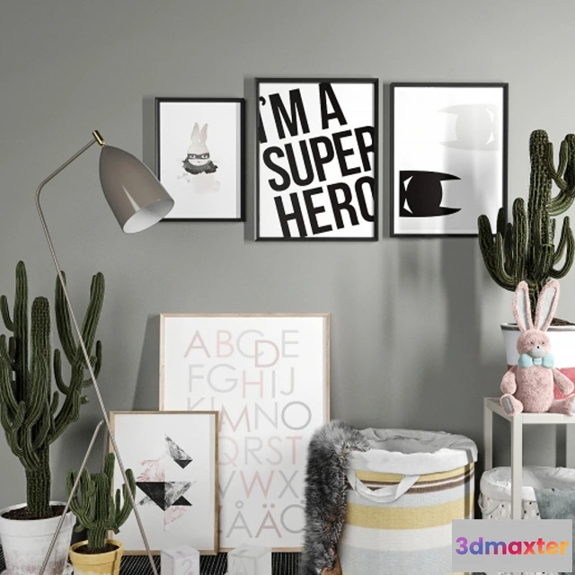 1598716 - decoration - Hubsh decorative set 3D Max