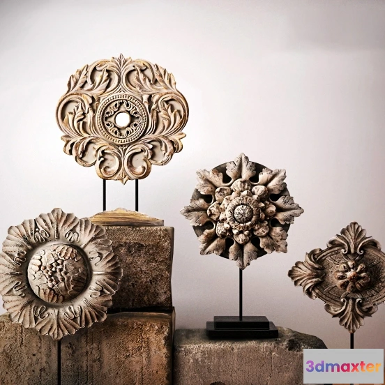 1598720 - decoration - Isaciaga decorative set 3D Max