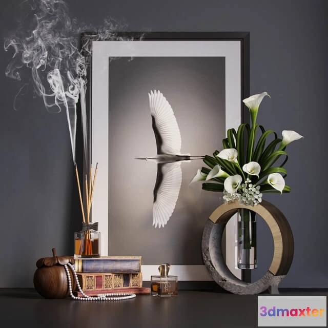 1598728 - decoration - Kalla decorative set 3D Max