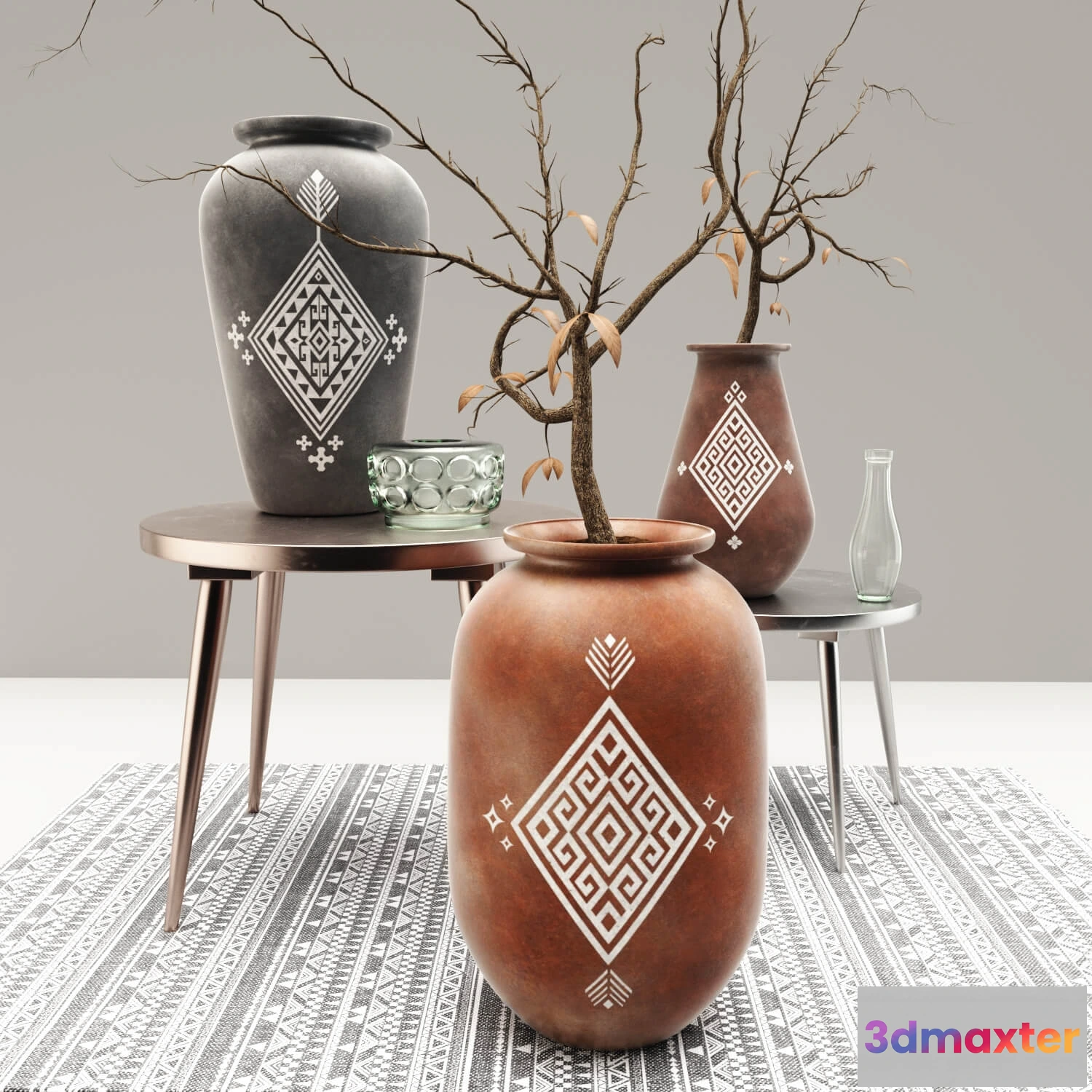 1598752 - decoration - Ethnic Decorative Set 01 3D Max