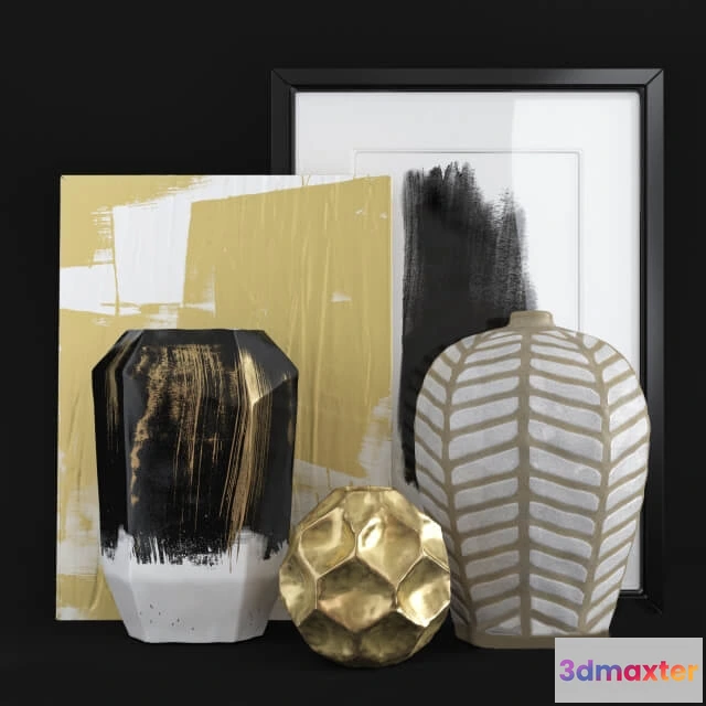 1598756 - decoration - Ethnic Decorative Set 02 3D Max