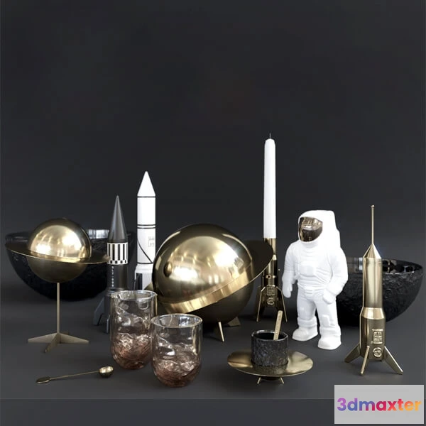 1598774 - decoration - DIESEL - COSMIC DINER COLLECTION 2 3D Max