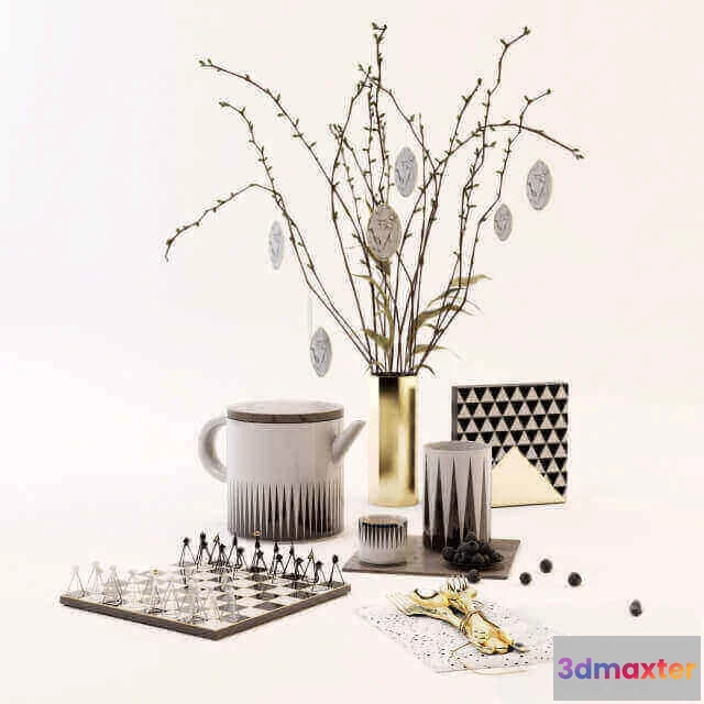 1598776 - decoration - Table Set 3D Max