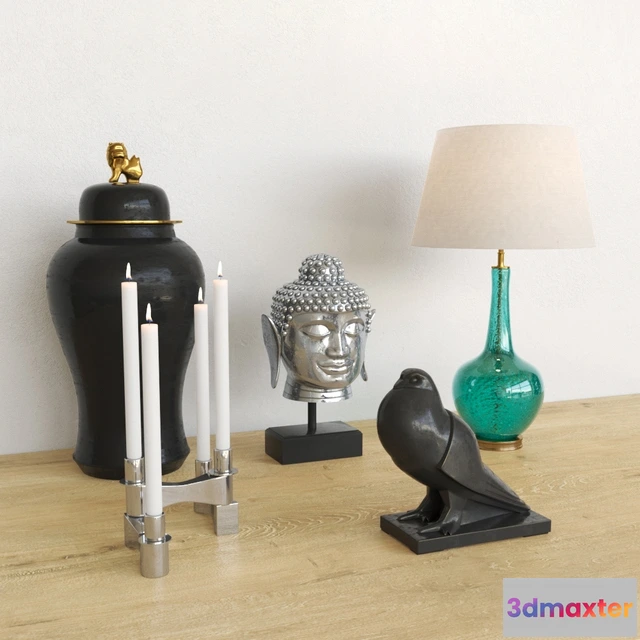 1598810 - decoration - Eichholtz decor set 02 3D Max