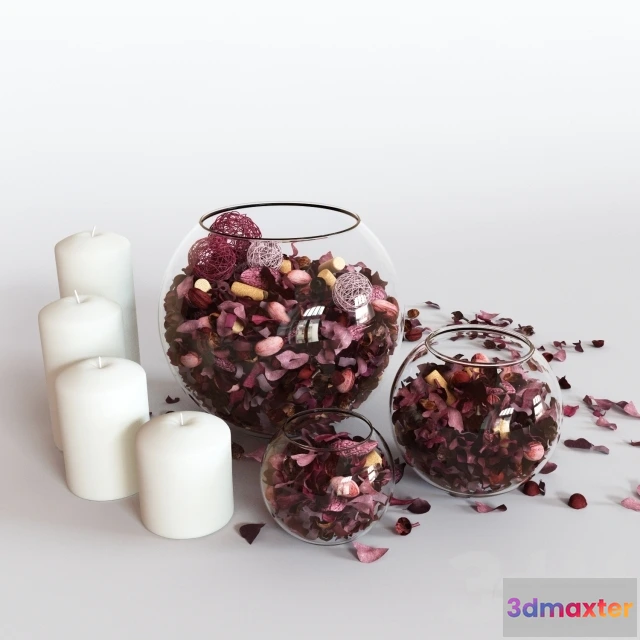 1598832 - decoration - Decorative set IKEA 03 3D Max