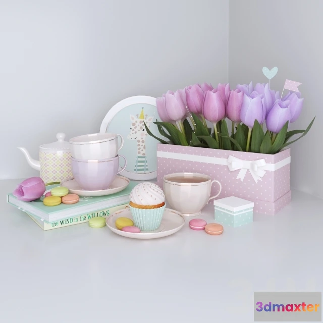 1598846 - decoration - Decorative set 4 3D Max