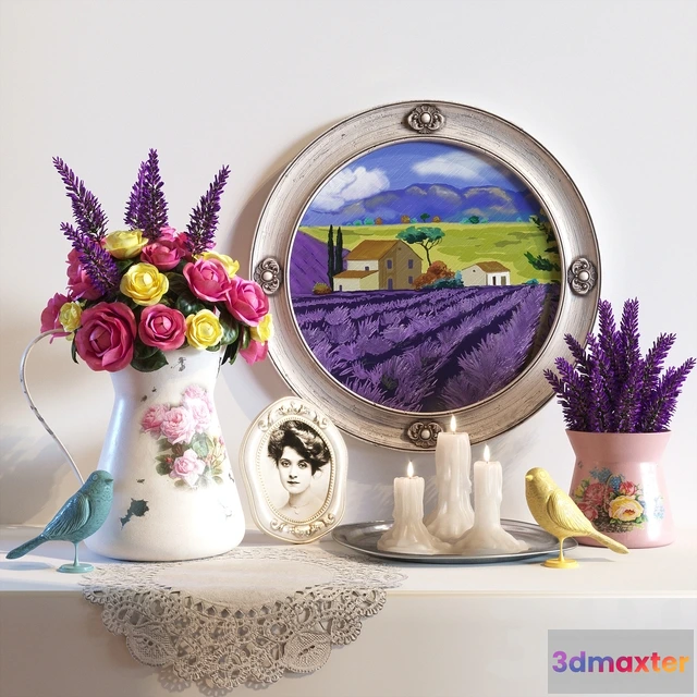 1598854 - decoration - Decorative Set Provence 1 1 3D Max