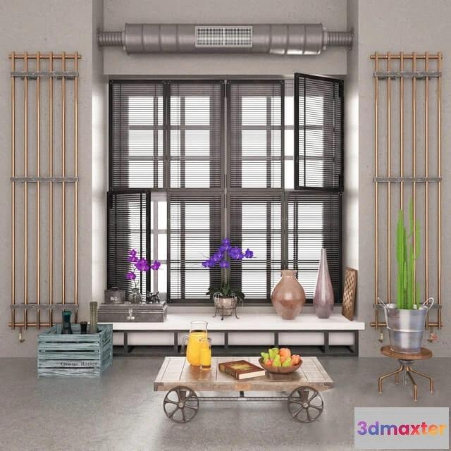 1598876 - decoration - Decorative set Loft_03 3D Max
