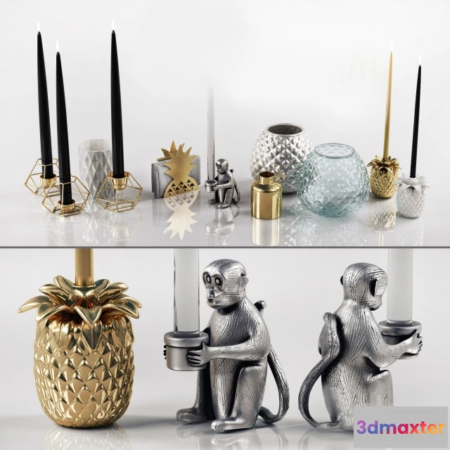 1598900 - decoration - Decorative set H&M 3D Max