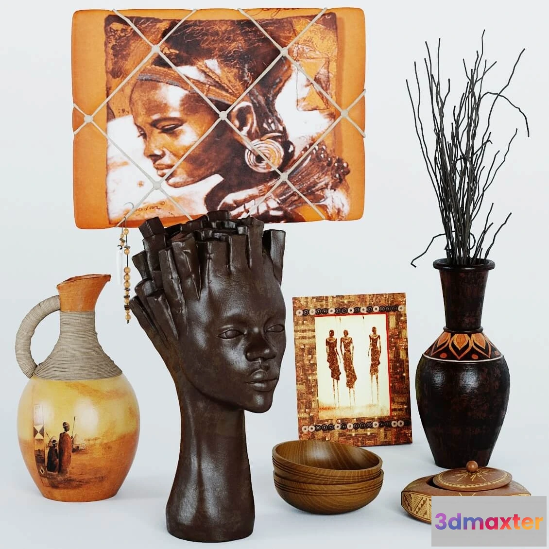 1598908 - decoration - Decorative set 221 3D Max