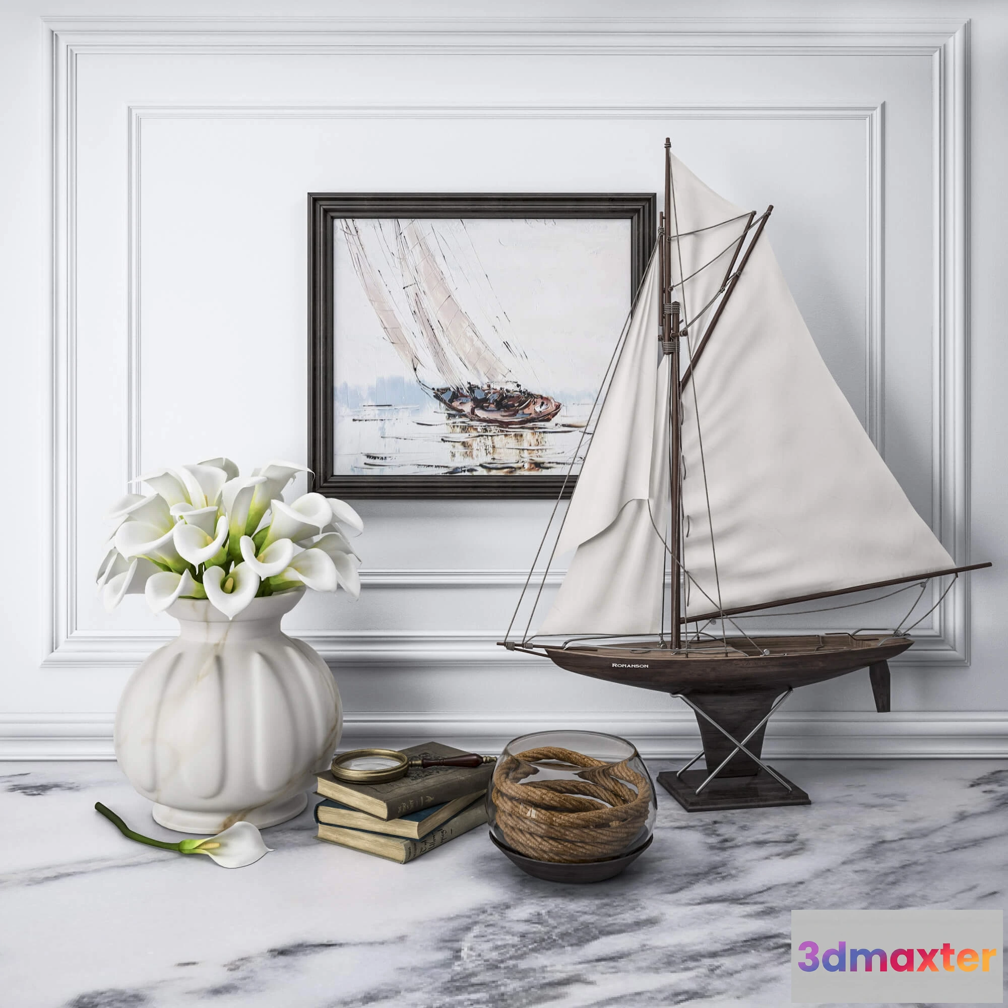 1598910 - decoration - Decorative set 175 3D Max