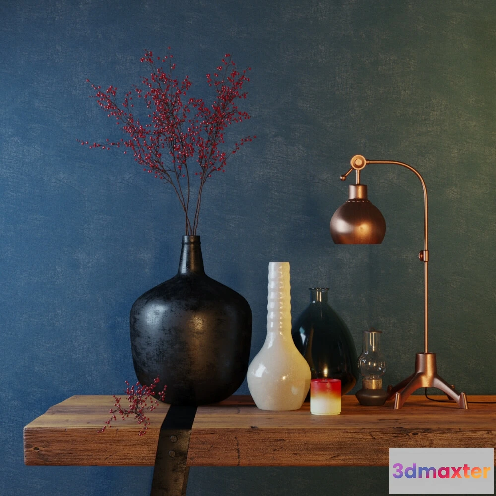 1598916 - decoration - Decorative set 1135 3D Max