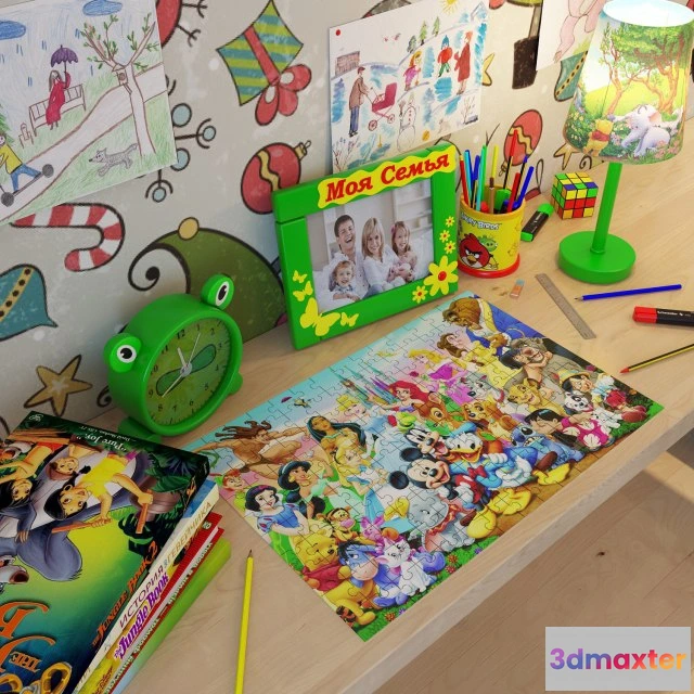 1598936 - decoration - Decorative set for children 3D Max