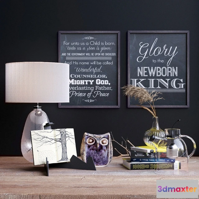 1598990 - decoration - Decorative set 3D Max