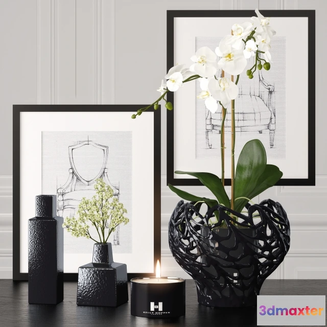 1599048 - decoration - Decoration set 3D Max