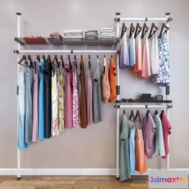 1599096 - decoration - Women’s wardrobe 1 3D Max