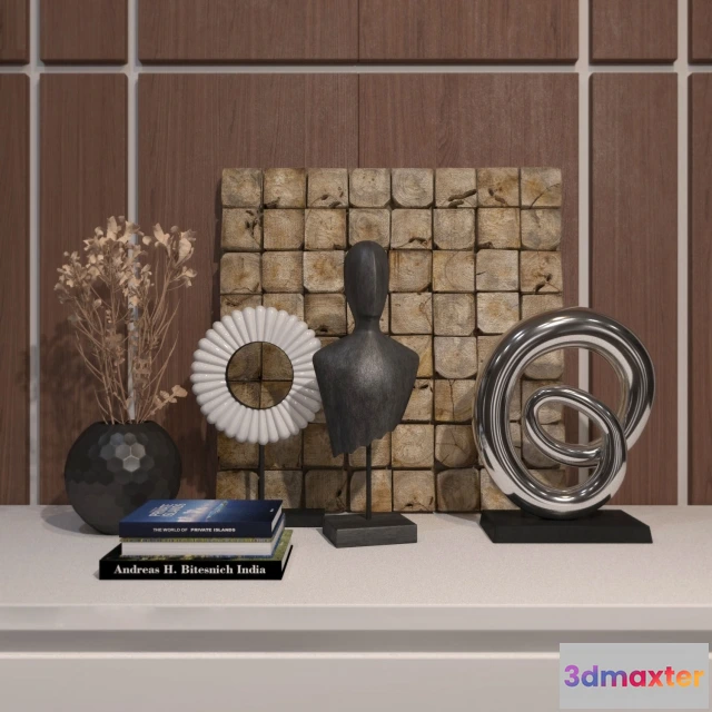 1599120 - decoration - Decor set Boconcept 04 3D Max