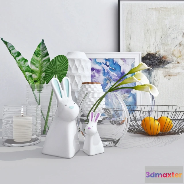 1599126 - decoration - Crate & Barrel deco 1 3D Max