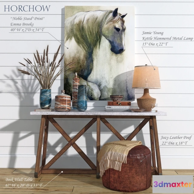 1599168 - decoration - Decor set Horchow 3D Max