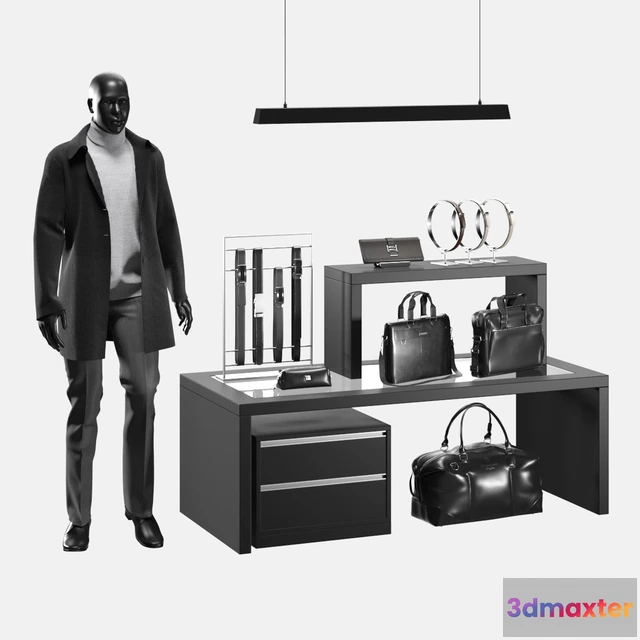 1599186 - decoration - Accessories for boutique 3D Max