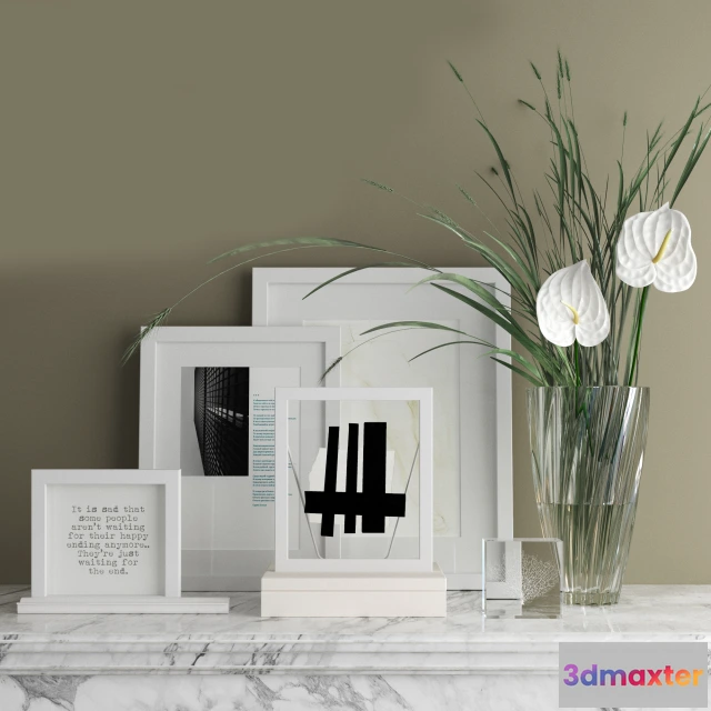 1599210 - decoration - Zara Home Decorative set 3D Max