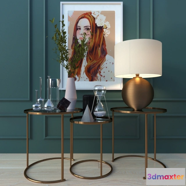 1599224 - decoration - Zara Home Set 13 3D Max