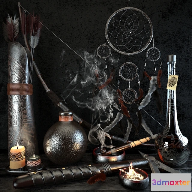 1599226 - decoration - West indian set 3D Max