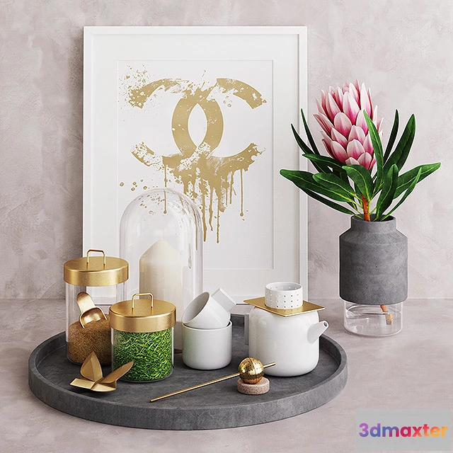 1599230 - decoration - Zakkia Tea Set (2) 3D Max