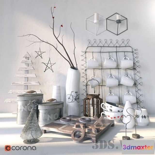 1599256 - decoration - Scandinavian decor 3D Max