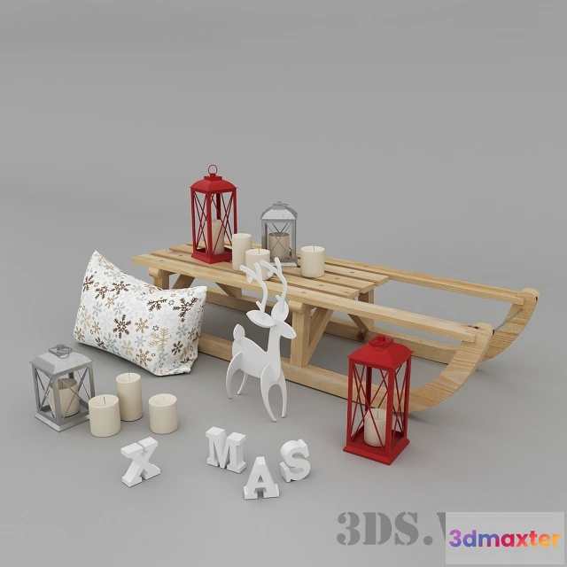 1599260 - decoration - Christmas Set 3D Max