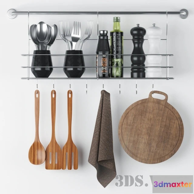 1599268 - decoration - Railing Kitchen Set 3D Max