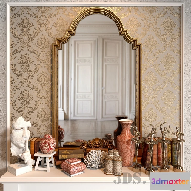 1599304 - decoration - Decorative set with ballerinas 3D Max