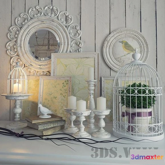 1599320 - decoration - Decor set in Provence style 3D Max