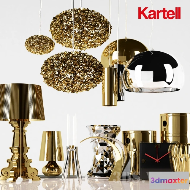 1599384 - decoration - Decorative set Kartell 3D Max