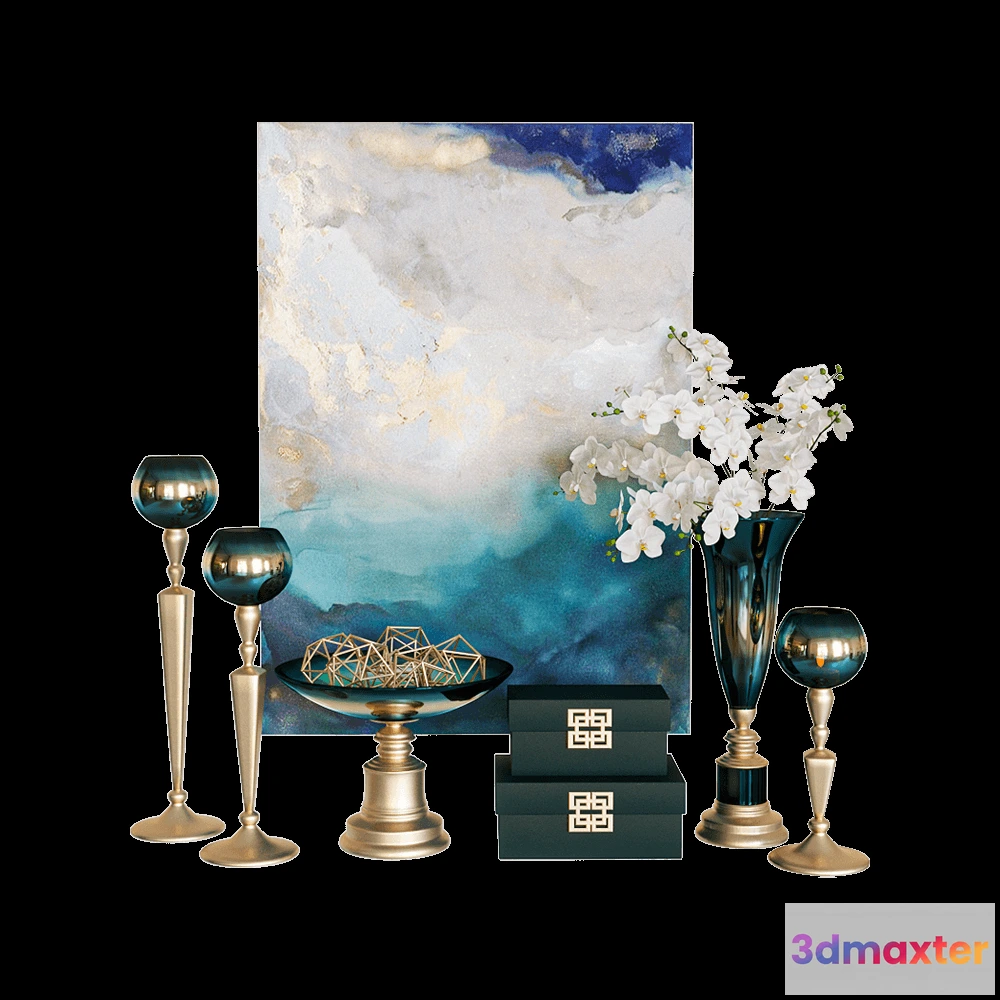 1599400 - decoration - Classic decorative set 3D Max