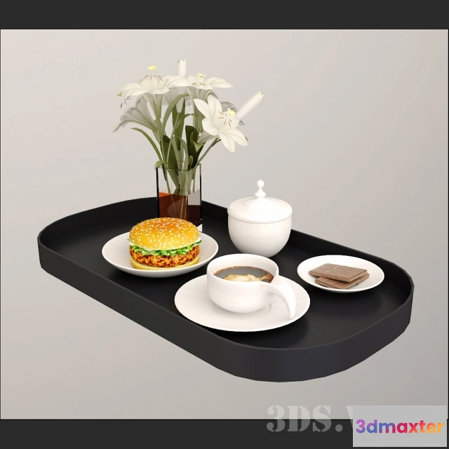1599458 - decoration - Dessert tray 3D Max