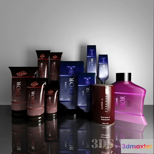 1599468 - decoration - Dior Perfume Set 3D Max