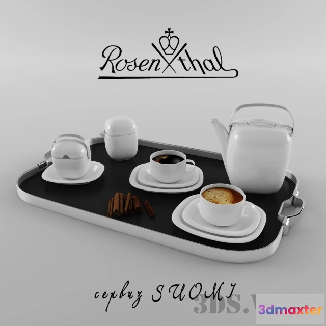 1599470 - decoration - Rosen Thall coffee service 3D Max