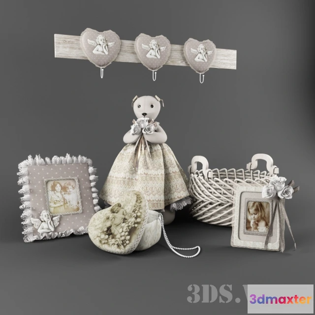 1599500 - decoration - Decorative set for the nursery 3D Max