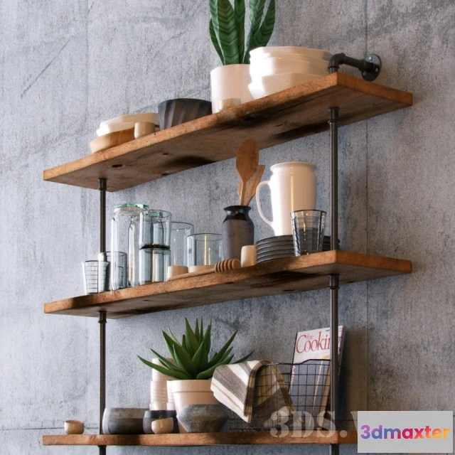 1599510 - decoration - Decorative accessories for the kitchen 3D Max