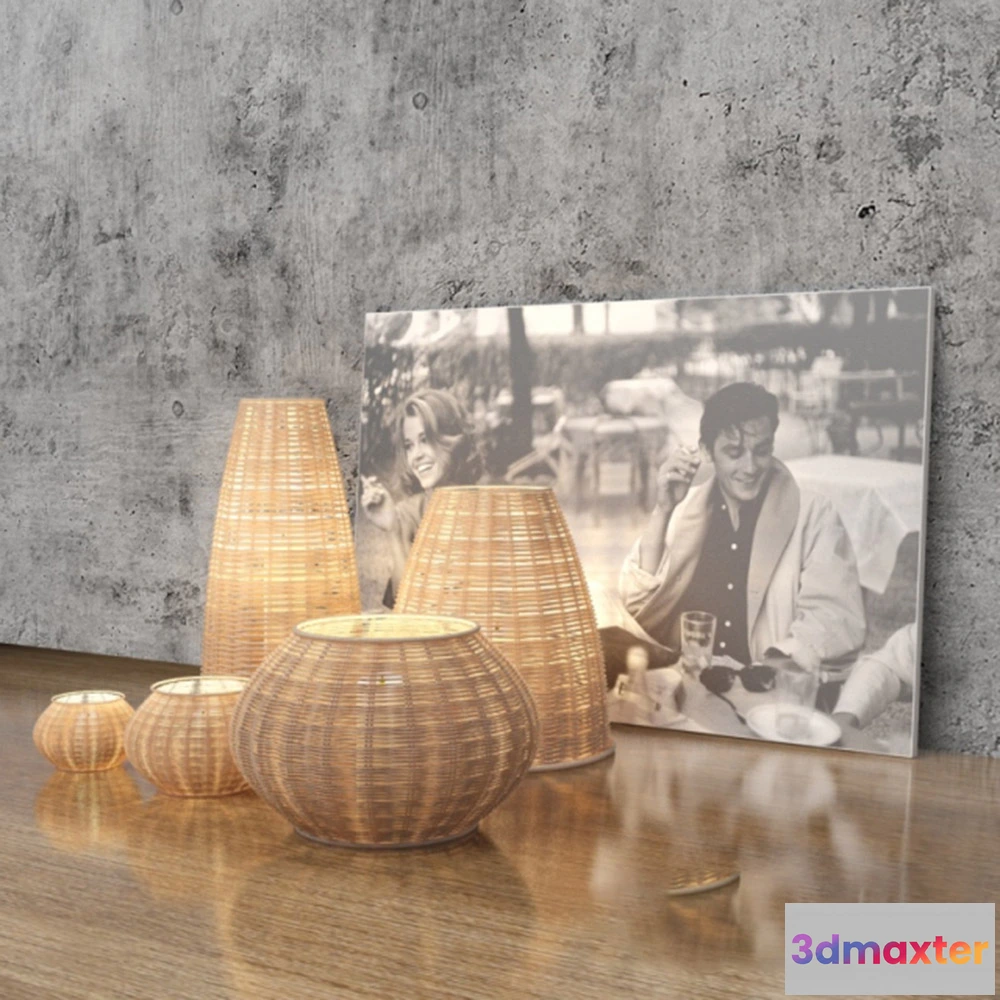 1599552 - decoration - Unique beautiful table lamps 3D Max