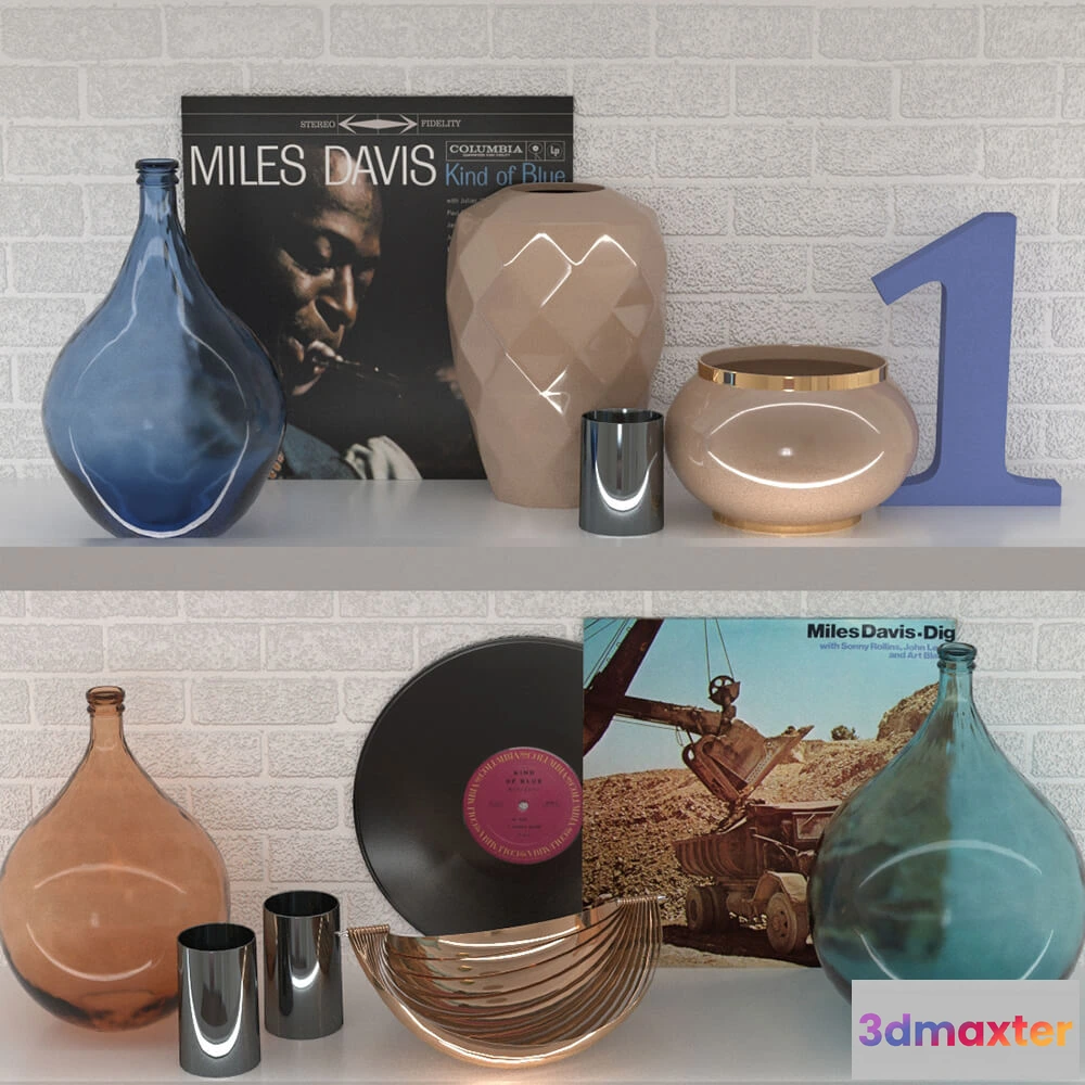 1599556 - decoration - Vases and other interior items 3D Max