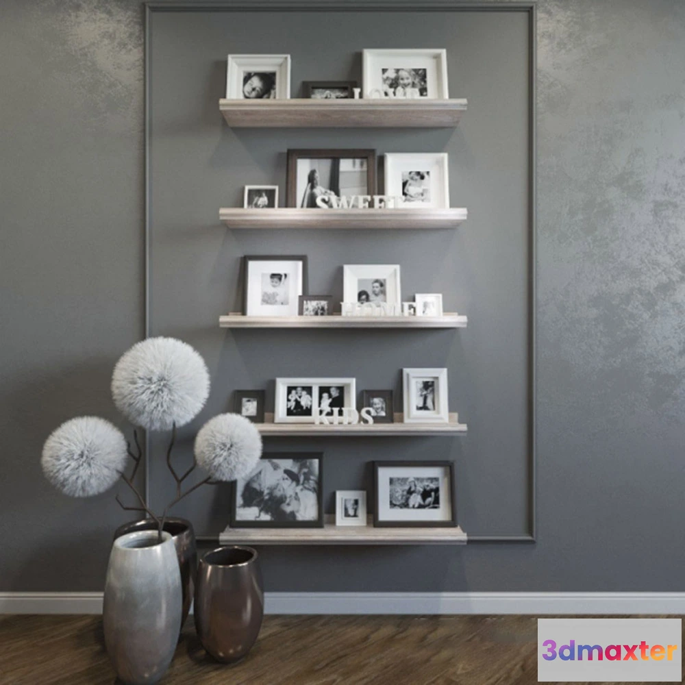 1599562 - decoration - Pictures and vases 3D Max