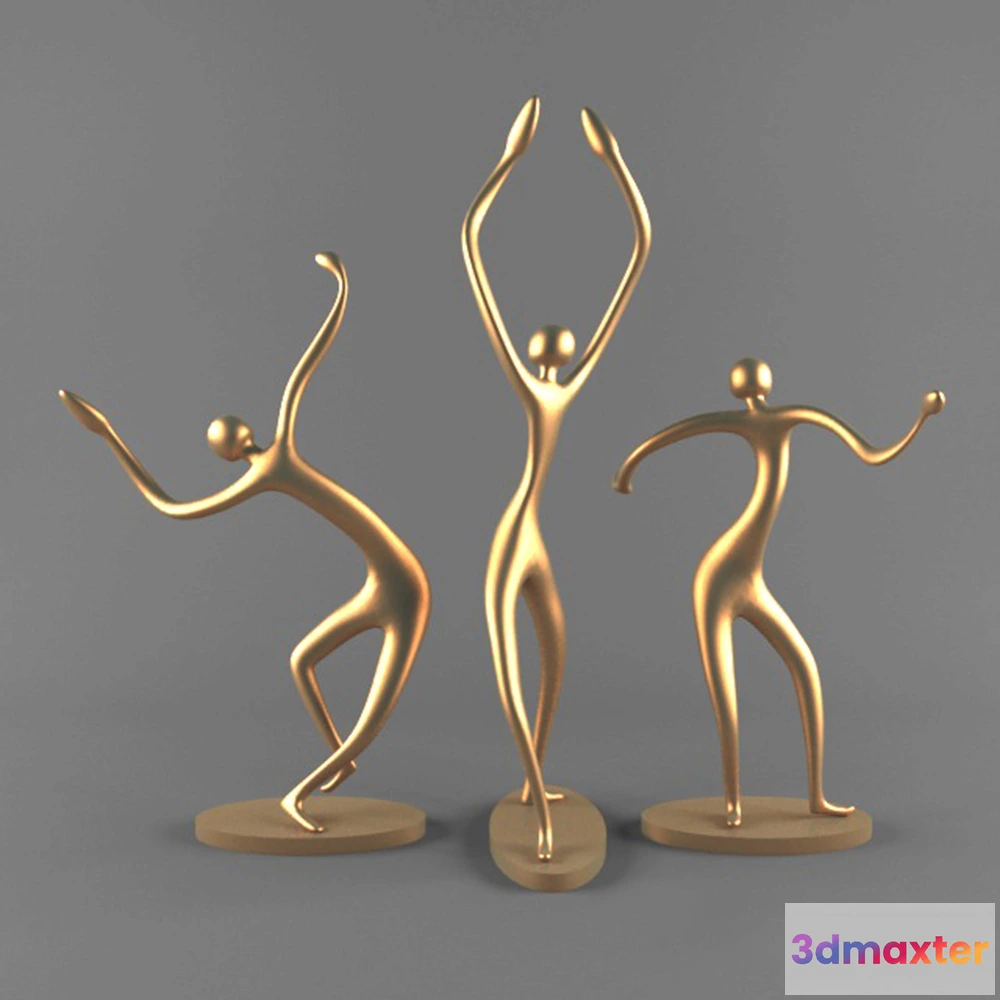 1599570 - decoration - Dancing figurines 3D Max