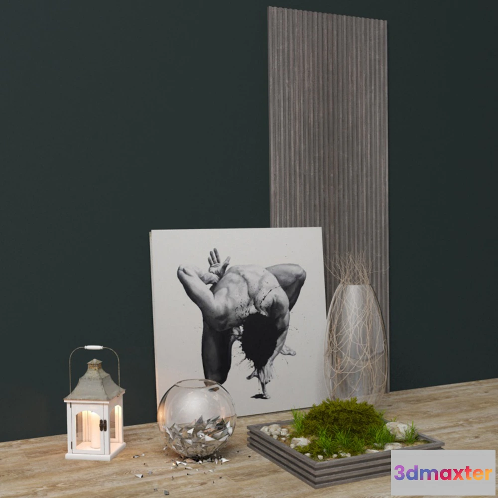 1599584 - decoration - Interior set 3D Max