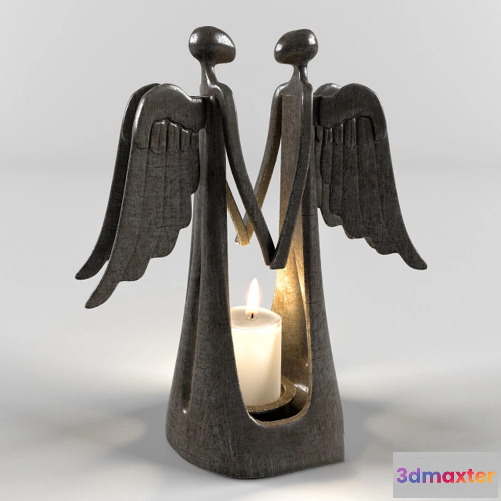 1599620 - decoration - Candlestick statue 3D Max